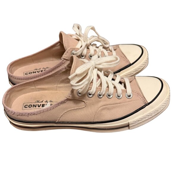 Converse Chuck Taylor Mule Slip-On Sneakers Pink/Lavender Canvas Women’s 9 - Picture 1 of 6